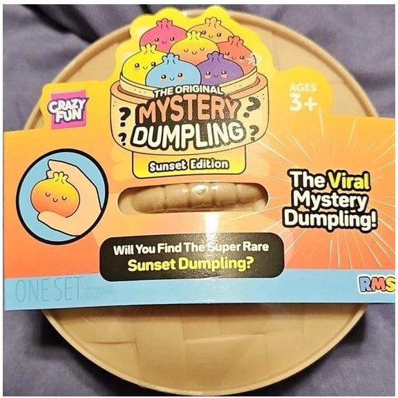 Crazy Fun Sunset Mystery Squishy Bun Dumpling (1 Random Color)