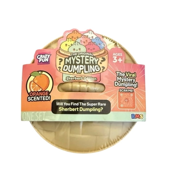Crazy Fun The Original Mystery Dumpling Sherbert Edition Orange Scented One Set