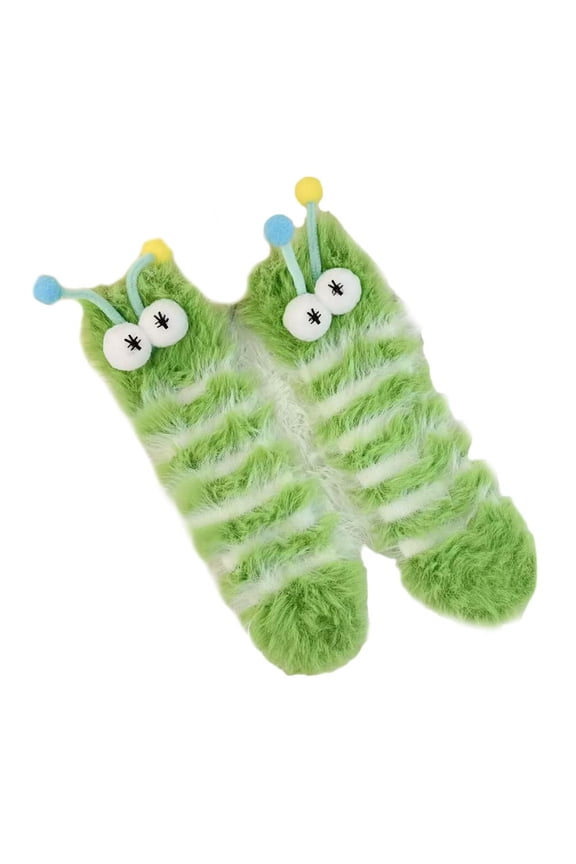 Crazy Funny Fuzzy Silly Socks for Kids Women,Girls Fluffy Slipper Novelty Fun Socks,Boy Men Cute Cozy Soft Animal Socks