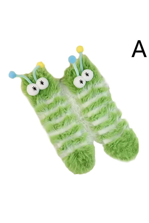 Crazy Funny Fuzzy Silly Socks for Women,Girls Fluffy Slipper Novelty Fun Socks,Boy Men Cute Cozy Soft Animal Socks