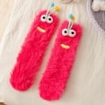 thumbnail image 1 of Crazy Funny Fuzzy Silly Socks for Women,Girls Fluffy Slipper Novelty Fun Socks,Men Cute Cozy Soft Animal Sock (2 pairs), 1 of 5