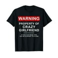 thumbnail image 1 of Crazy GF TShirt for Boyfriend Men BF Funny Couple Tee Shirt, 1 of 5