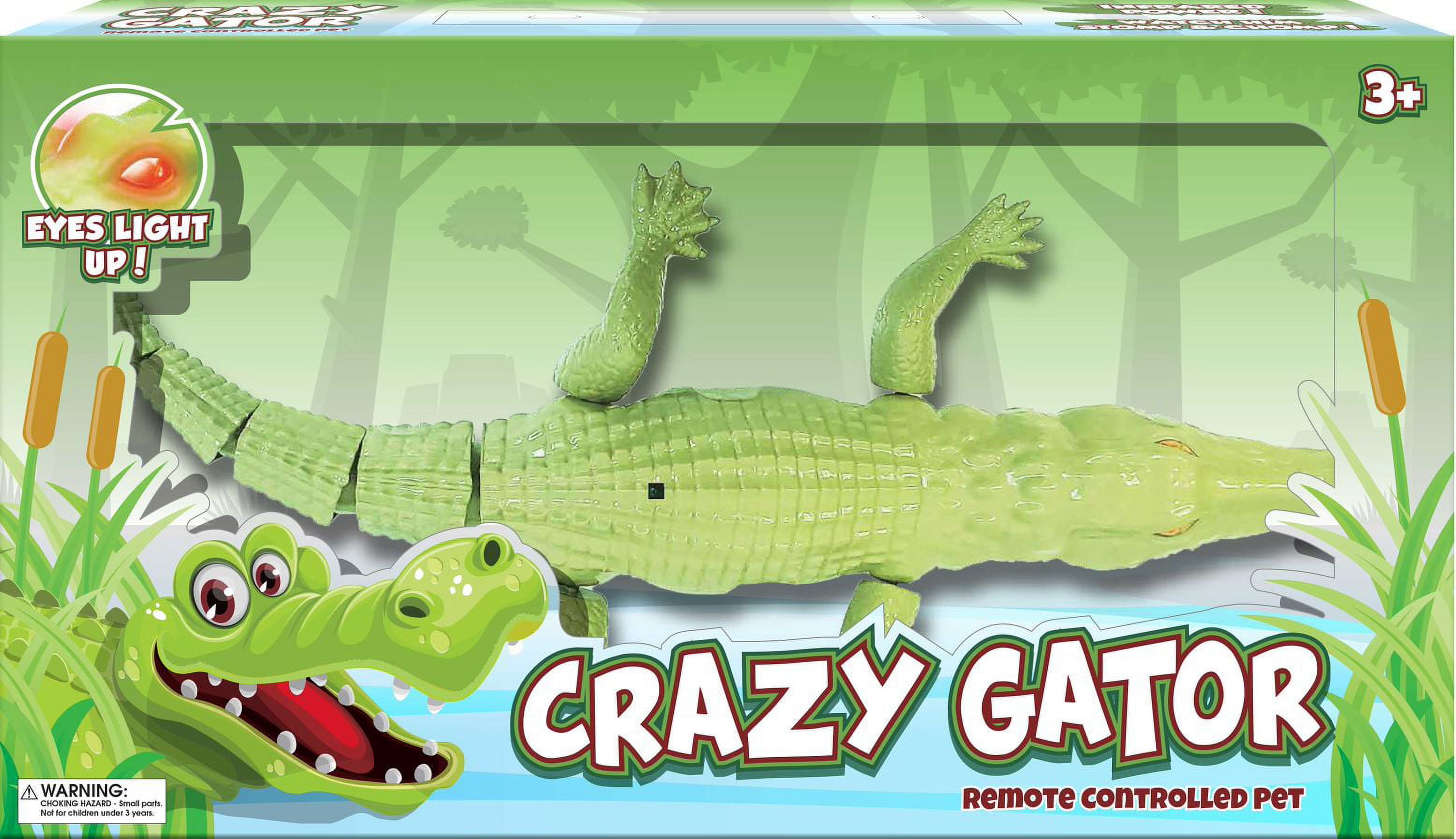 Crazy Gator Remote Controlled RC Alligator Toy for Kids