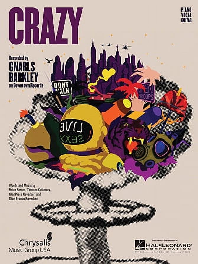Crazy (Gnarls Barkley) Piano Vocal (Sheet Music/Songbook)