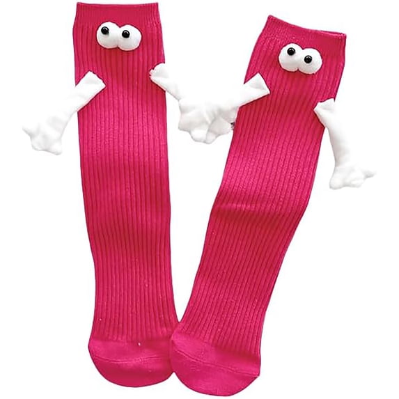 Crazy Hand Holding Socks, Funny Magnetic Connecting Socks for Kids Friends, Novelty Best Friend Gifts, Christmas Stocking Stuffers for Teens, Boys & Girls