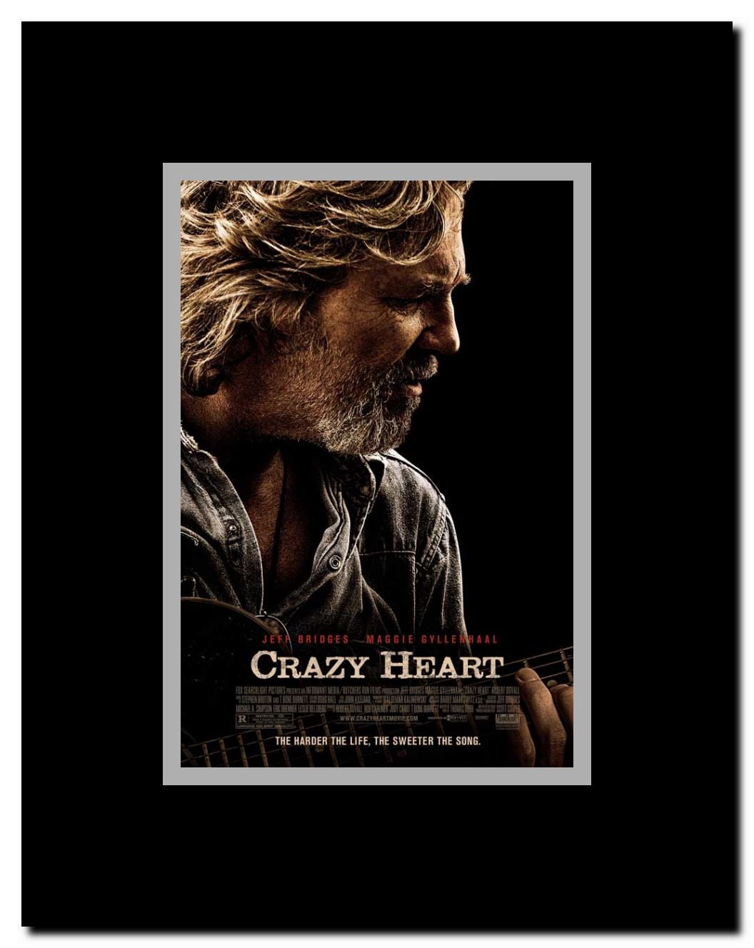 Crazy Heart Framed Movie Poster