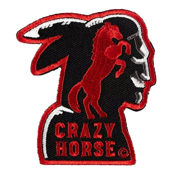 Crazy Horse Profile Silhouette Patch, South Dakota Patches