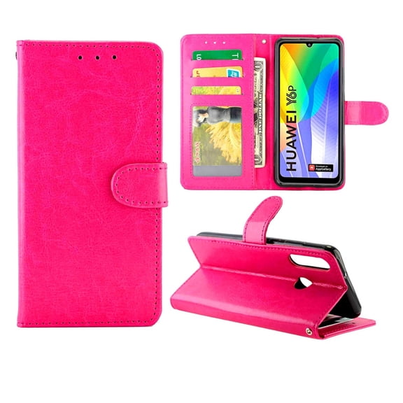 Crazy Horse Texture Leather Horizontal Flip Protective Case with Holder & Card Slots & Wallet &