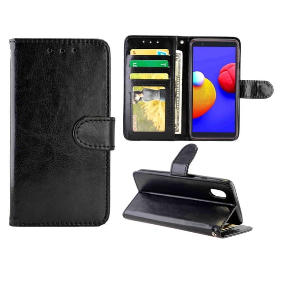 Crazy Horse Texture Leather Horizontal Flip Protective Case with Holder & Card Slots & Wallet &
