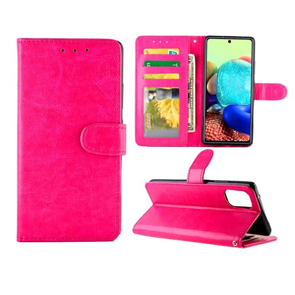 Crazy Horse Texture Leather Horizontal Flip Protective Case with Holder & Card Slots & Wallet &