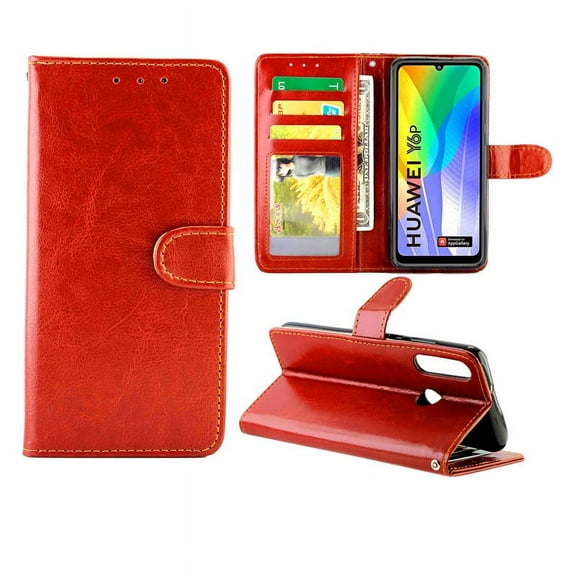 Crazy Horse Texture Leather Horizontal Flip Protective Case with Holder & Card Slots & Wallet &