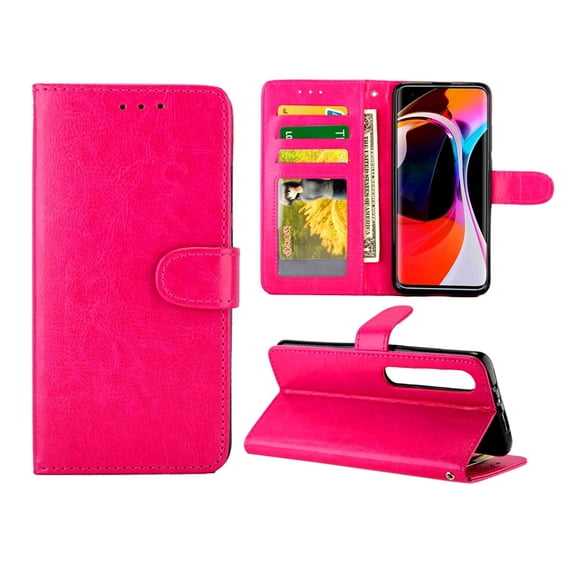 Crazy Horse Texture Leather Horizontal Flip Protective Case with Holder & Card Slots & Wallet &