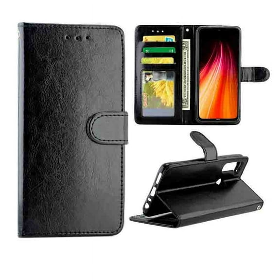 Crazy Horse Texture Leather Horizontal Flip Protective Case with Holder & Card Slots & Wallet &