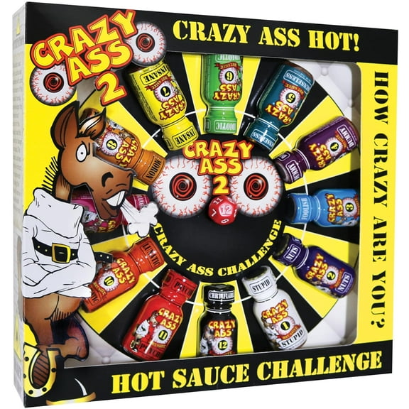 Crazy Hot Sauce Gift Set - Gourmet Challenge Dice Game - Prefect Premium Gourmet Gifts for Men.