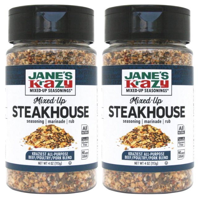 Crazy Janes Mixed Up AIF4 Seasonings Steak Seasoning 2pk Bundled