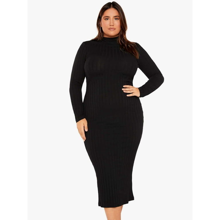 Sexy Solid Patchwork Turtleneck Pencil Skirt Dresses Sexy Solid Patchwork Turtleneck Pencil Skirt Dresses