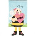 thumbnail image 1 of Crazy Leg Garden Flag Bee Mine Polyester, 1 of 1