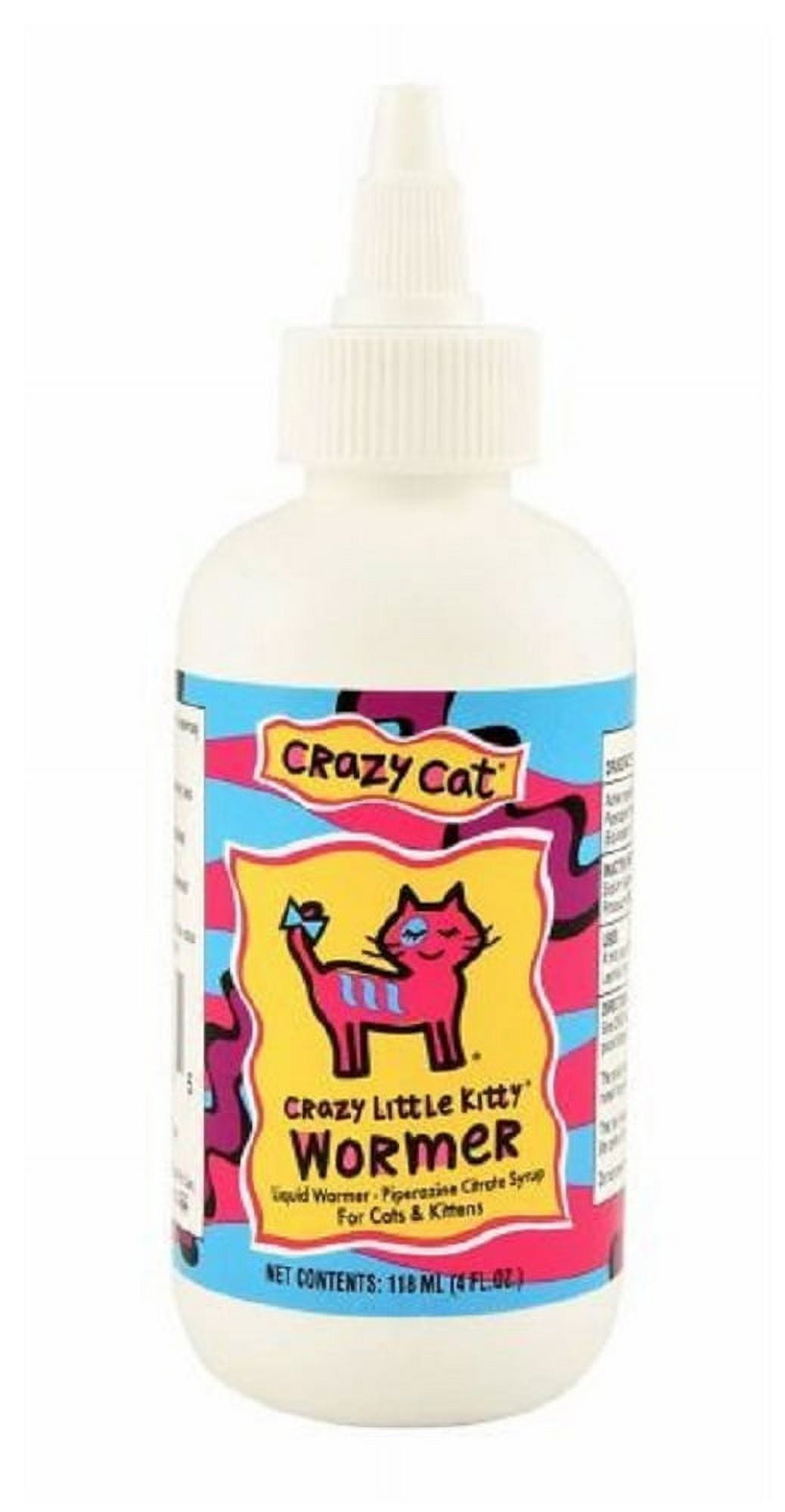 Crazy Little Kitty Liquid Cat Wormer for Cats & Kittens