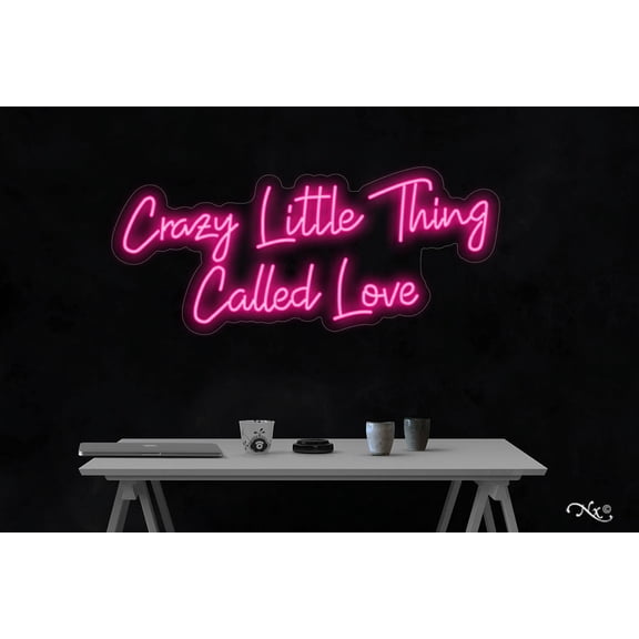 Crazy Little Thing Called Love-LED Neon Sign Made in USA