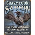 thumbnail image 1 of Crazy Loon Saloon Tin Sign  12x16 Sold by Art.Com, 1 of 2
