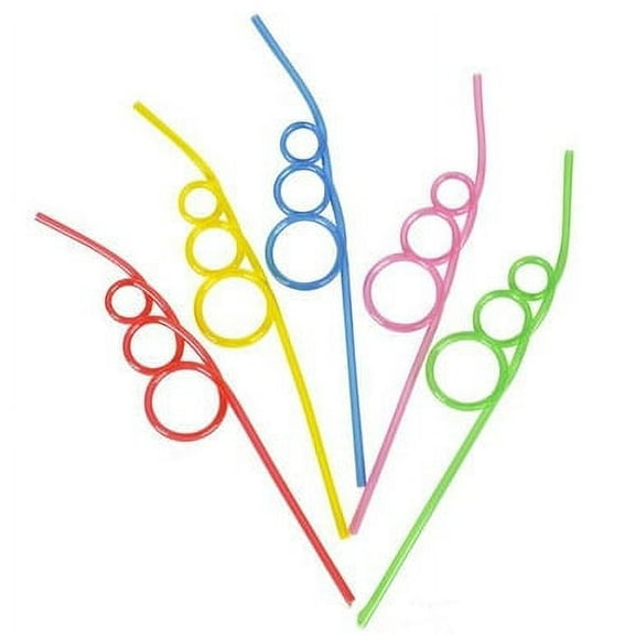 Crazy Loop Straws - 12 per pack