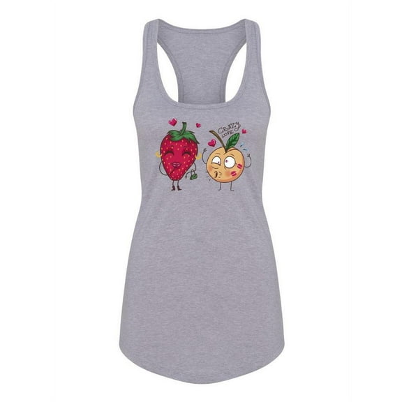 Crazy Love Fruits Racerback Tank Women -Image by Shutterstock, Female Large