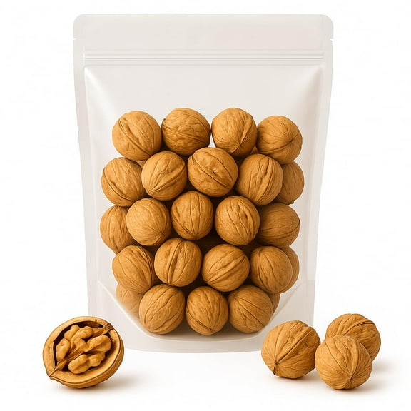 Crazy Nuts | California GGA1 Grown Whole Walnuts In Shell, 5lb | Raw Walnuts Whole Bulk, Nuts in Shells for Squirrels