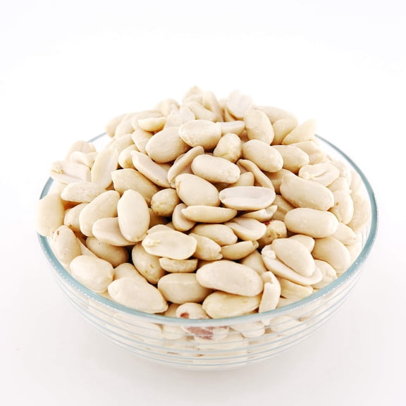 Crazy Nuts | Premium USA Grown Virginia Blanched Peanuts Unsalted, Unsalted Raw Peanuts Shelled, Raw Shelled Peanuts, Unshelled Raw Peanuts (Blanched, 10lb)