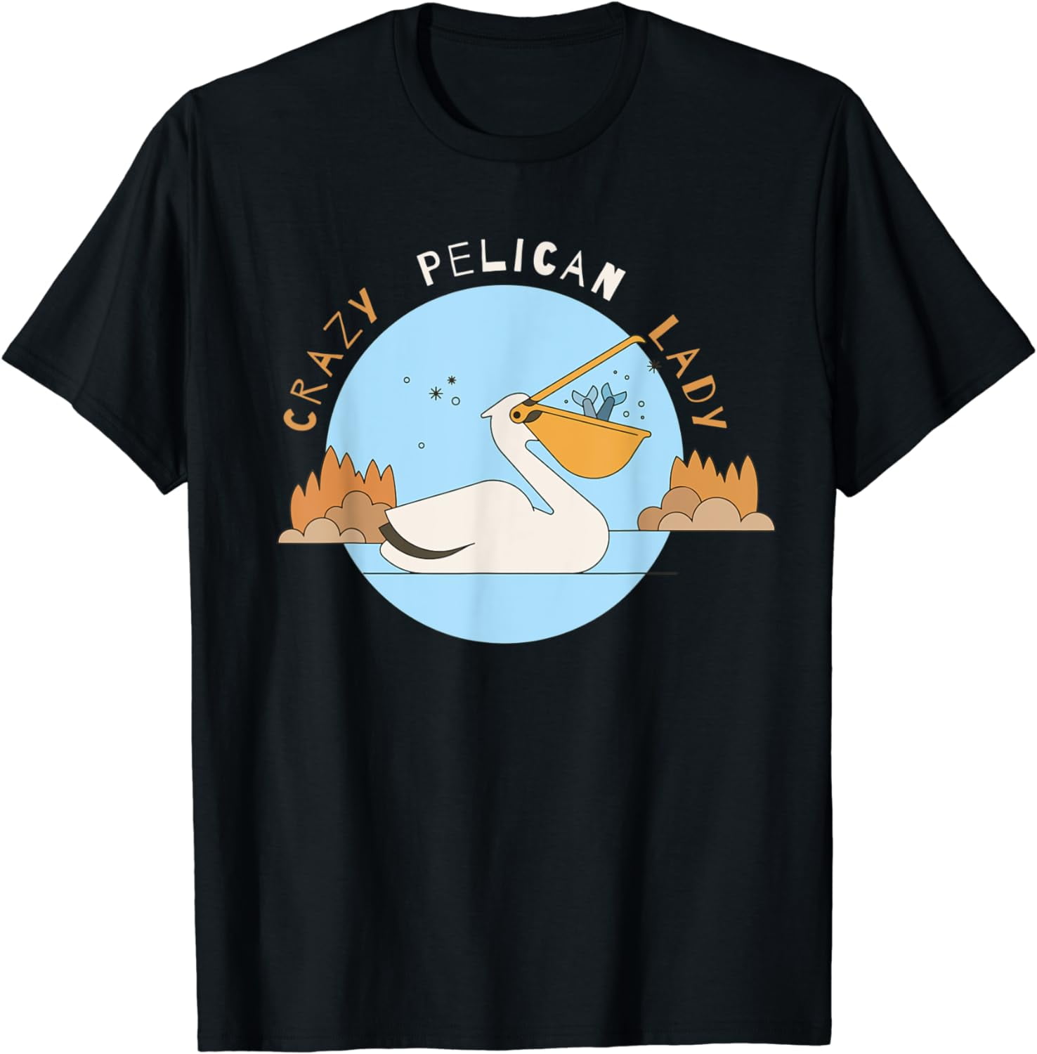 Crazy Pelican Lady Bird Watching T-Shirt - Walmart.com