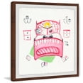 thumbnail image 1 of Crazy Pink Bed Framed Painting Print, 1 of 6