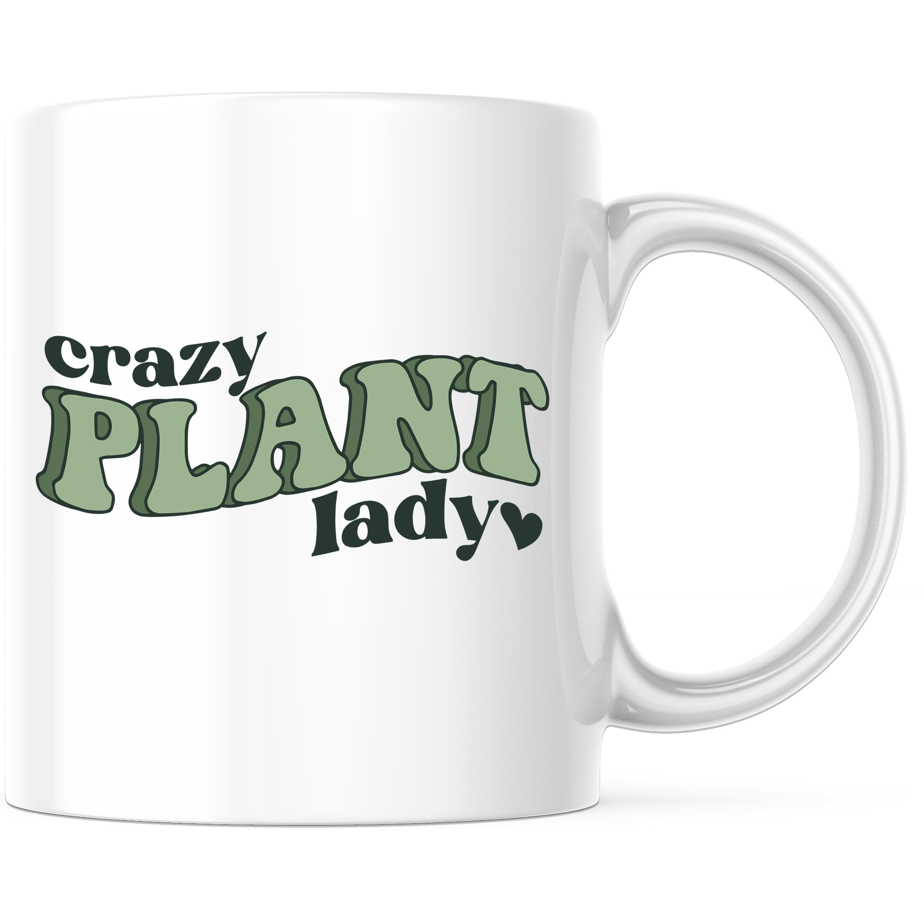 Crazy Plant Lady Mug - Funny Plant Lover Gift, Plant Mom Mug, Gardener Mug,  Indoor Plant Enthusiast, Garden Plant Humor - 11 Ounce Novelty Coffee Cup  ..., image size:3000x3000
