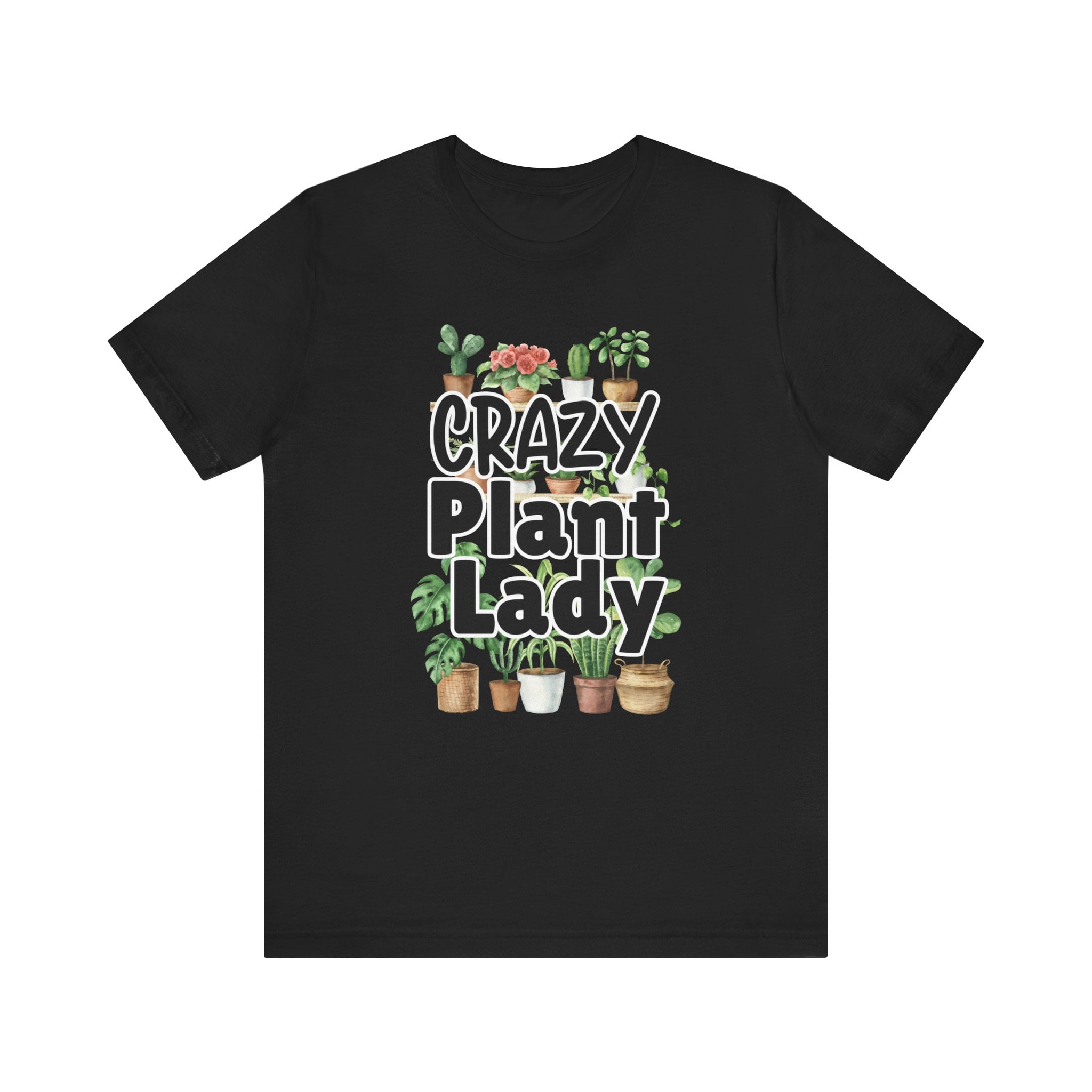 Crazy Plant Lady Shirt Gift for Gardener Shirt for Person who Loves Plants, image size:2048x2048