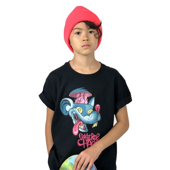 Crazy Rat tee - BLACK