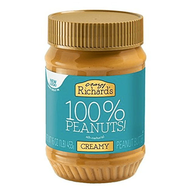 Crazy Richard's All-Natural, No Sugar Added, No Salt Added, Non-GMO ...