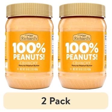 Great Value Natural No Stir Creamy Peanut Butter, 16 oz - Walmart.com