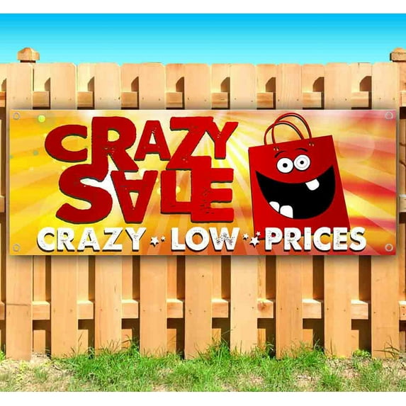 Crazy Sale 13 oz Vinyl Banner With Metal Grommets