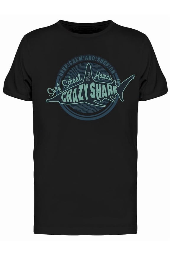 Crazy Shark Surf School Tee Men's -Image by Shutterstock