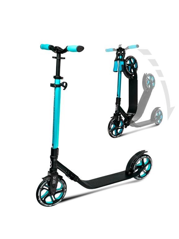 Foldable Kick Scooter - kick scooters for adults, teens and kids with carrying strap - fast folding, adjustable handlebars and lightweight