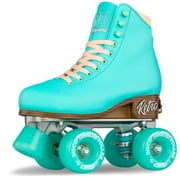 Crazy Skates Retro Adjustable Roller Skates | Adjusts to fit 4 shoe Sizes | Classic Quad Skates for Kids and Adults