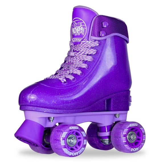 Crazy Skates Soda Pop Adjustable Kids Quad Roller Skates with PU Wheels