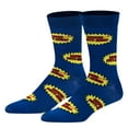 thumbnail image 1 of Crazy Socks, Beavis & Butthead Logo, 90's Cartoon Comedy, Silly Men's Crew Socks, 1 of 6