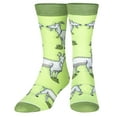 thumbnail image 1 of Crazy Socks Billy Goat Fun Print Novelty Crew Socks for Men, 1 of 6