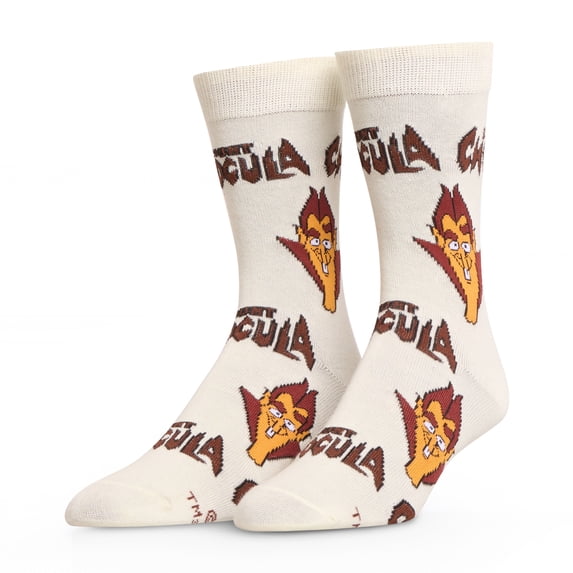 Crazy Socks – Count Chocula Cereal Graphic – Unisex Crew Socks Large – Officially Licensed General