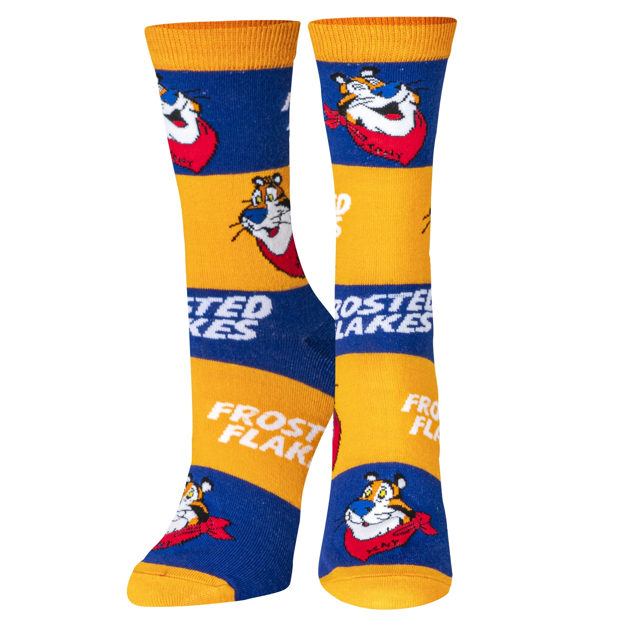 Tony the Tiger Blue and Orange Crew Socks
