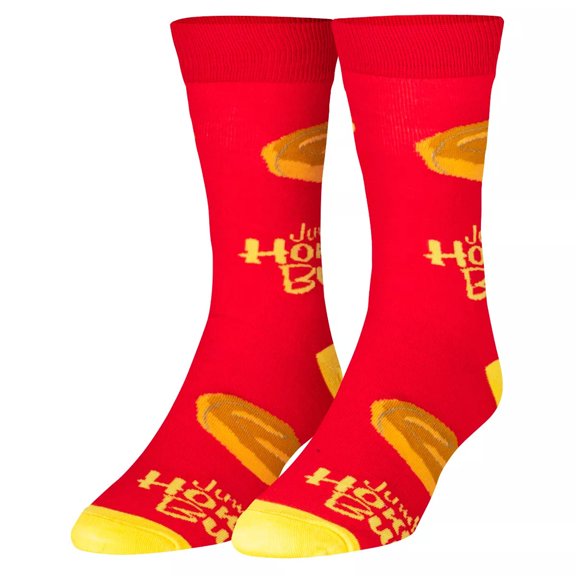 Crazy Socks Honey Bun Socks - Fun Print Novelty Crew Socks for Unisex