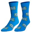 thumbnail image 1 of Crazy Socks – Jolly Rancher Candy Novelty Crew Socks – Large – Colorful Candy Logo Graphic Fun Gift, 1 of 1