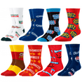 thumbnail image 1 of Crazy Socks – Soda & Snacks Value Pack – 8-Pack Novelty Crew Socks Gift Set for Men,Women & Kid, 1 of 5