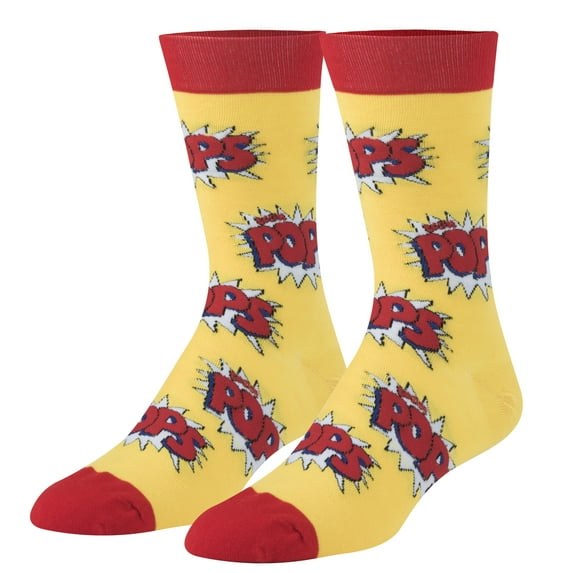 Crazy Socks, Unisex, Size 5-13, Corn Prints, Crew Socks, Colorful Socks