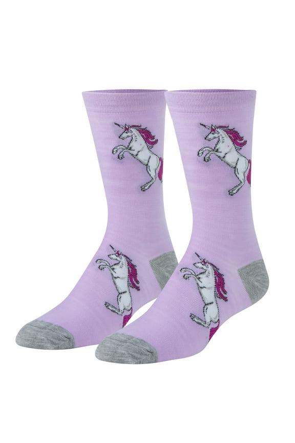 , Womens, Animals, Unicorn, Crew Socks, Novelty Silly Fun Cute