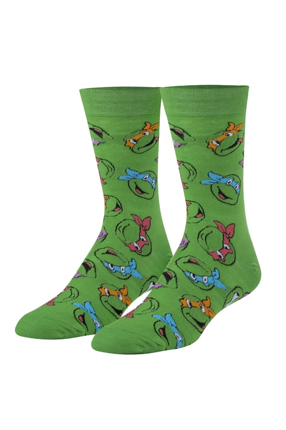 – Teenage Mutant Ninja Turtles Arcade Game Cartoon Crew Socks – Retro Gaming Graphic